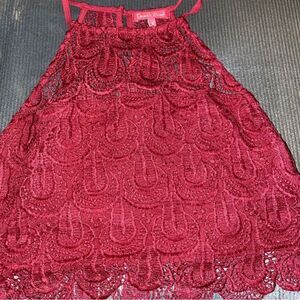 Emma Closet Crotchet Lace top sz. M